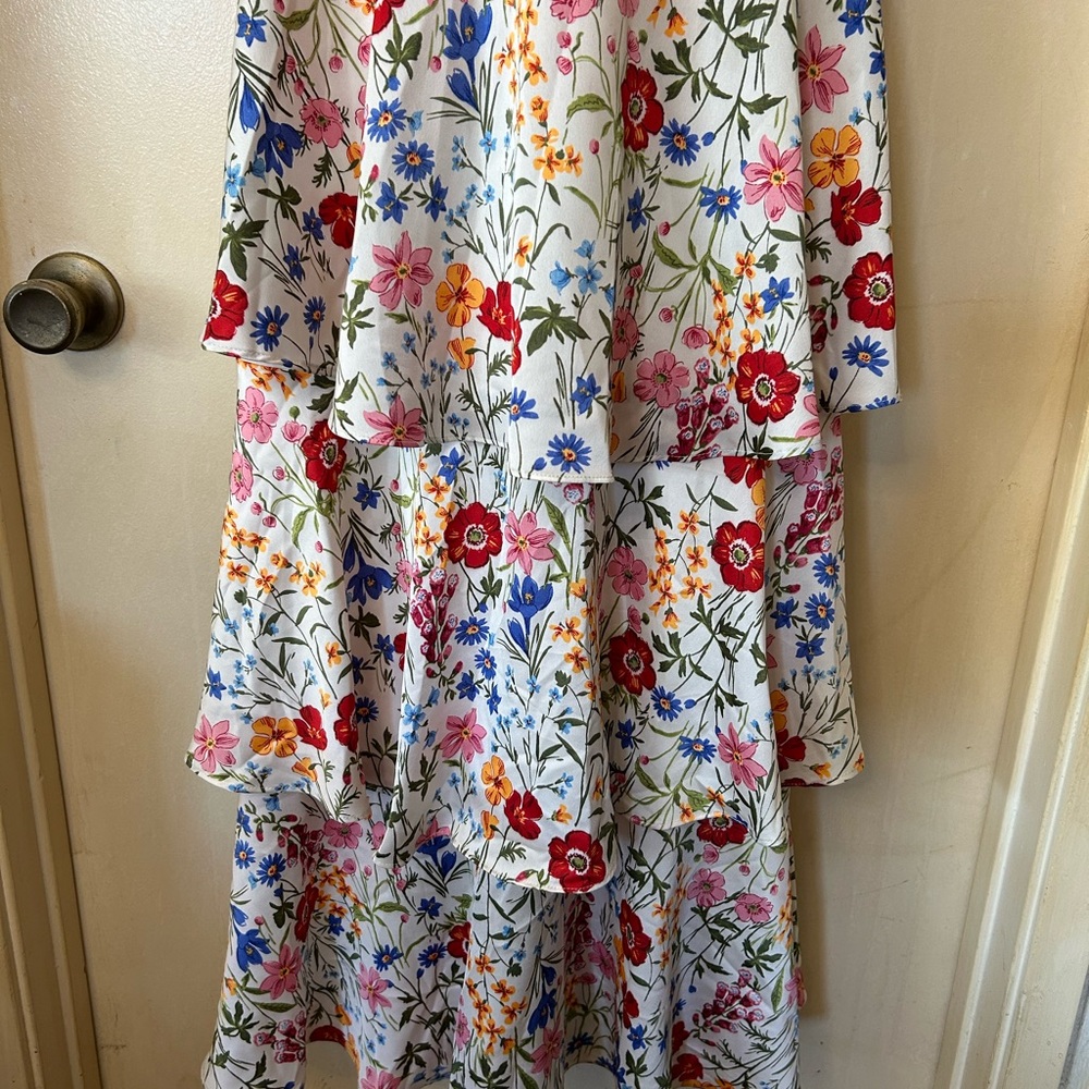 Skies Are Blue Floral Tiered Maxi Dress size XS - Picture 5 of 11